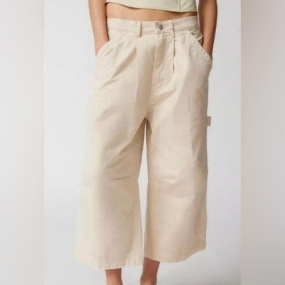 BDG Urban Outfitters, Meg Wide Leg Cropped Carpenter Pants, Size: 8